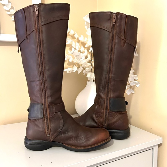 Merrell Copper Mountain Performance Waterproof Leather Riding Boots Brown Size 6 - Picture 5 of 16